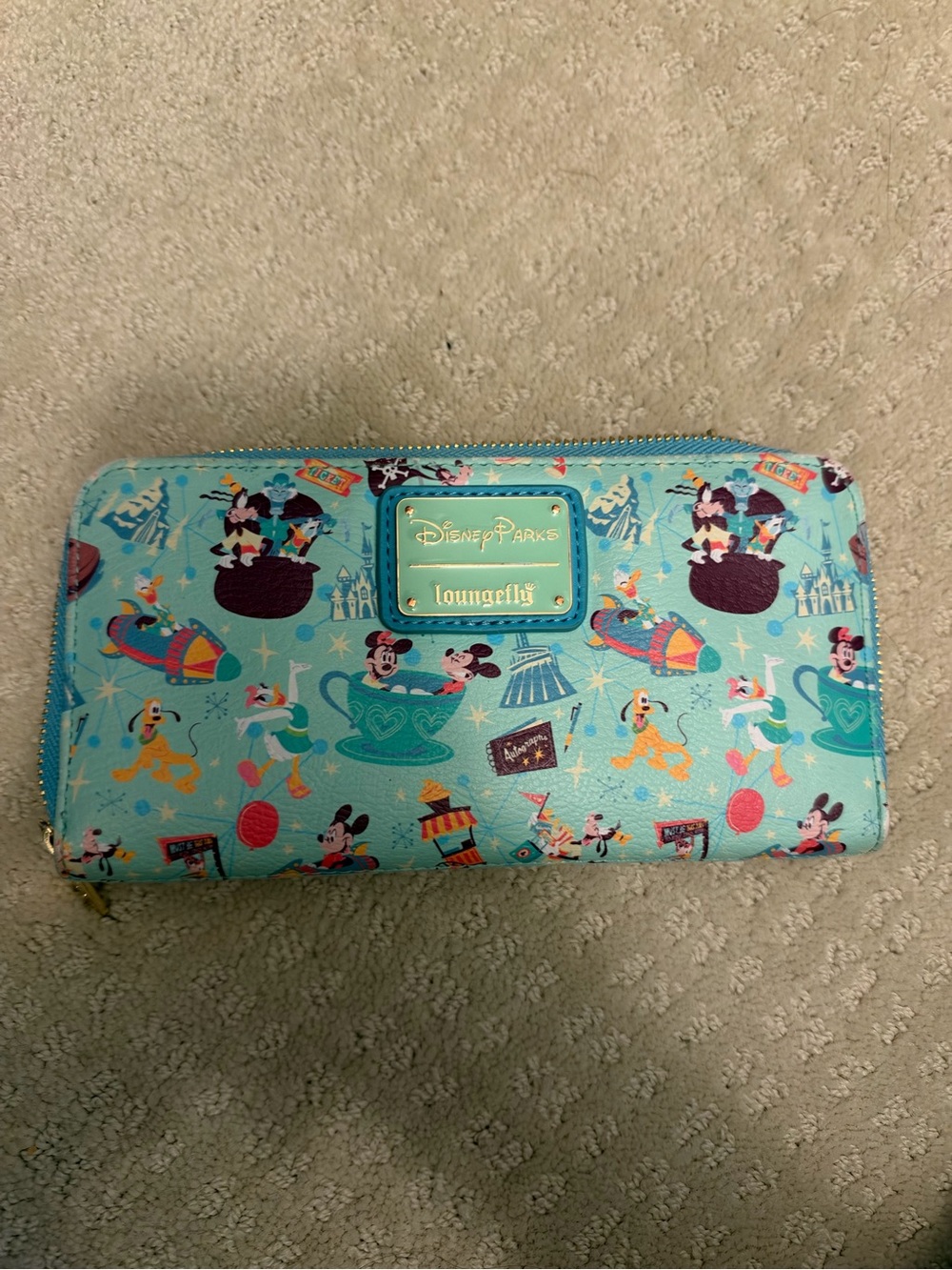 Loungefly Disney Play In The Parks Zip Wallet